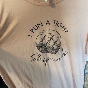 Bella canvas 2X “i run a tight shipwreck”